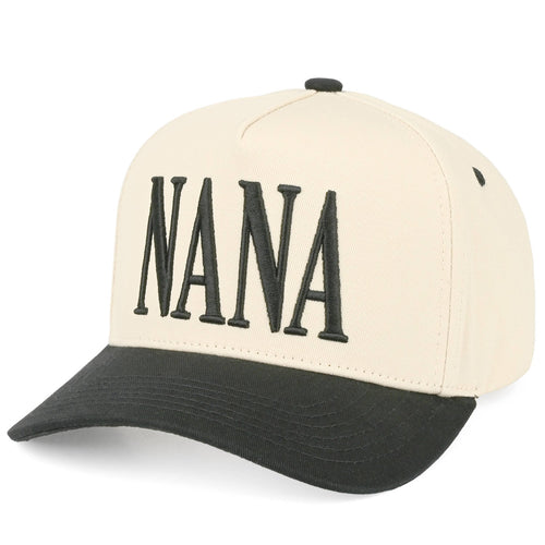 C.C NANA Letter on Two Tone Trucker Hat