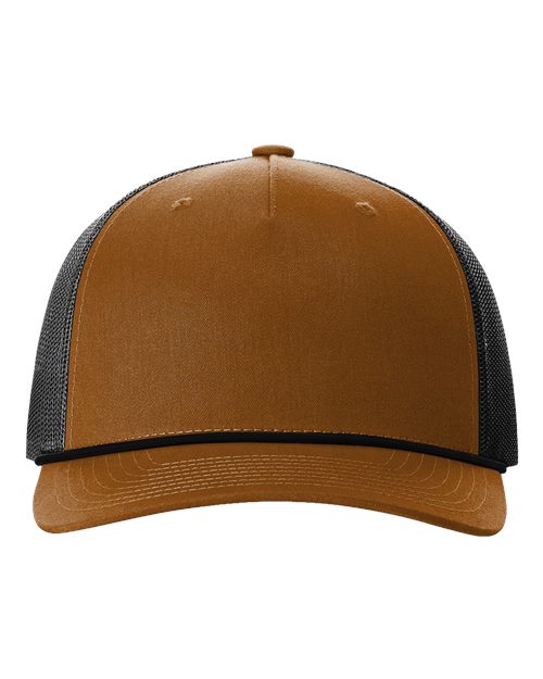 Custom Richardson 112FPR Five-Panel Trucker Rope Cap