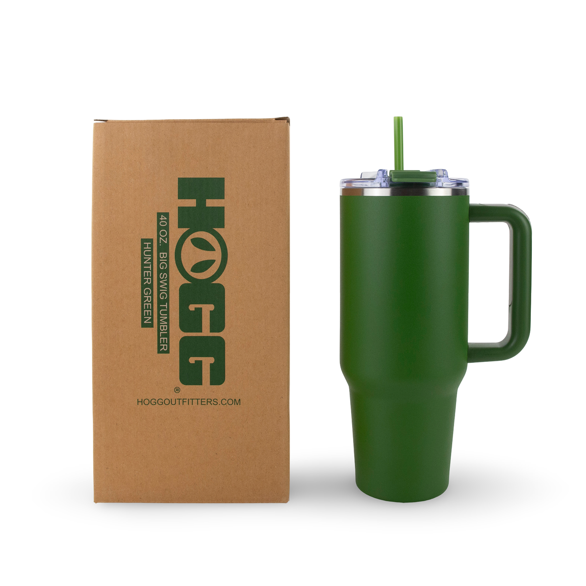 Custom HOGG 40oz POWDER COATED BIG SWIG TUMBLER