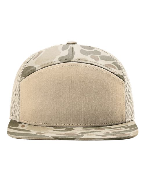 Custom Richardson 168P Printed Seven-Panel Trucker Cap