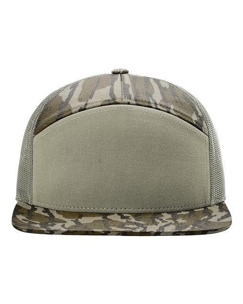 Custom Richardson 168P Printed Seven-Panel Trucker Cap
