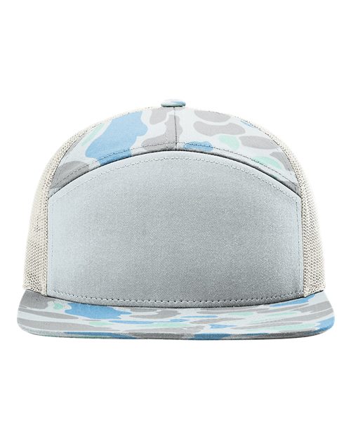 Custom Richardson 168P Printed Seven-Panel Trucker Cap