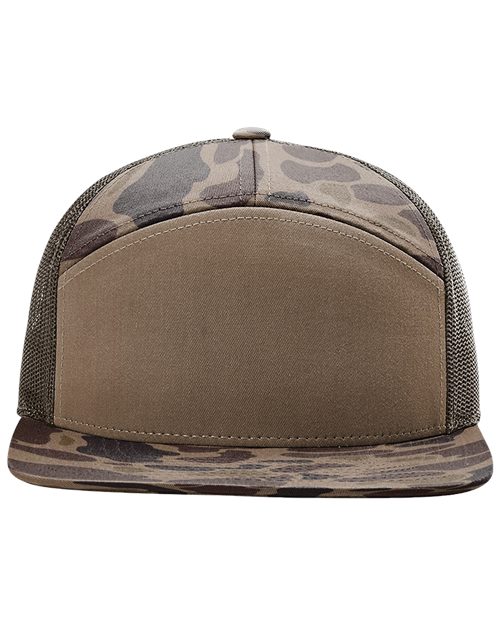 Custom Richardson 168P Printed Seven-Panel Trucker Cap