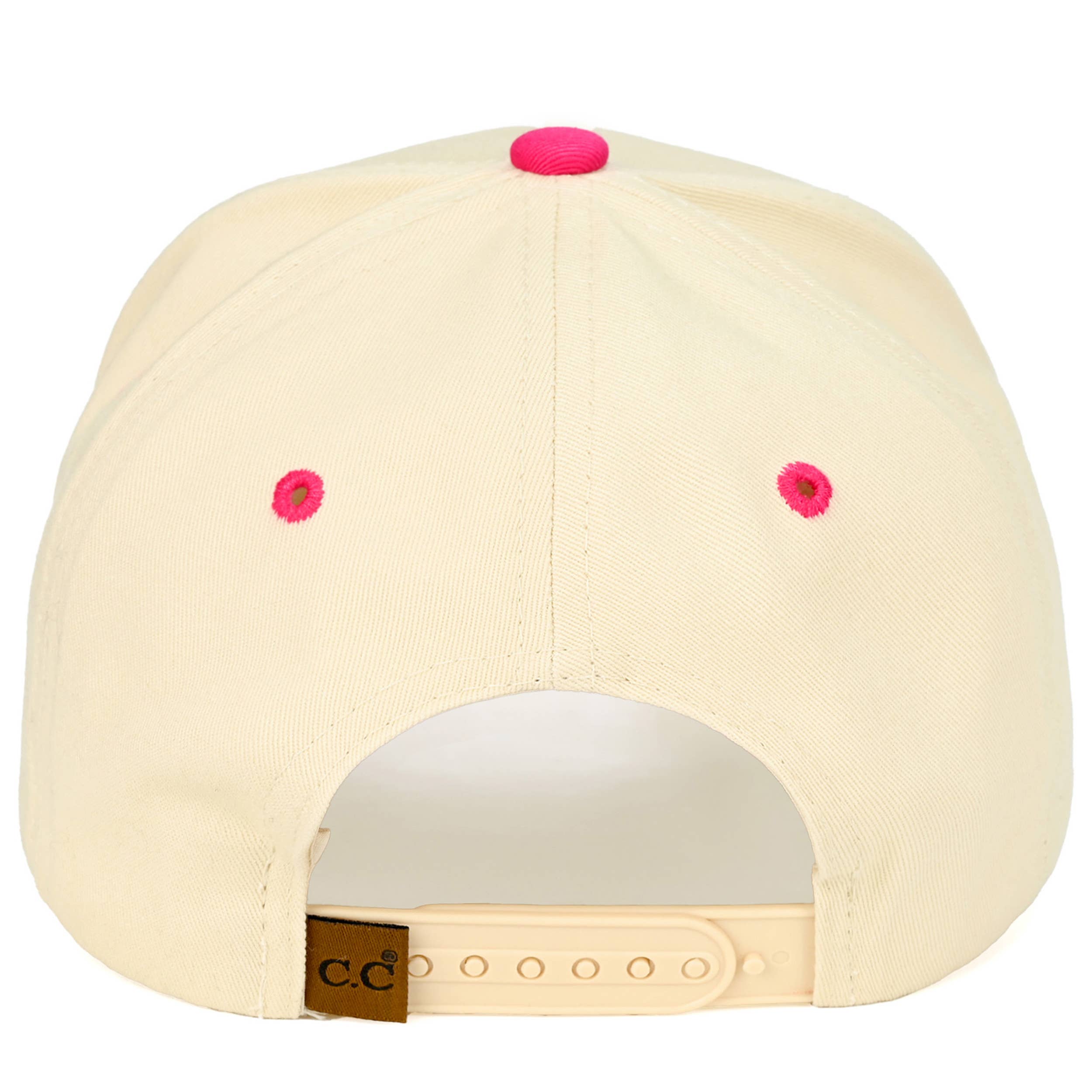 C.C MOMMIN Letter Two Tone Trucker Cap