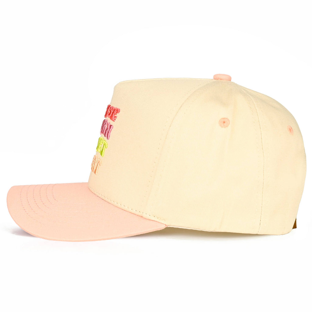 C.C SUNRISE SUNBURN SUNSET REPEAT on Two Tone Trucker Hat