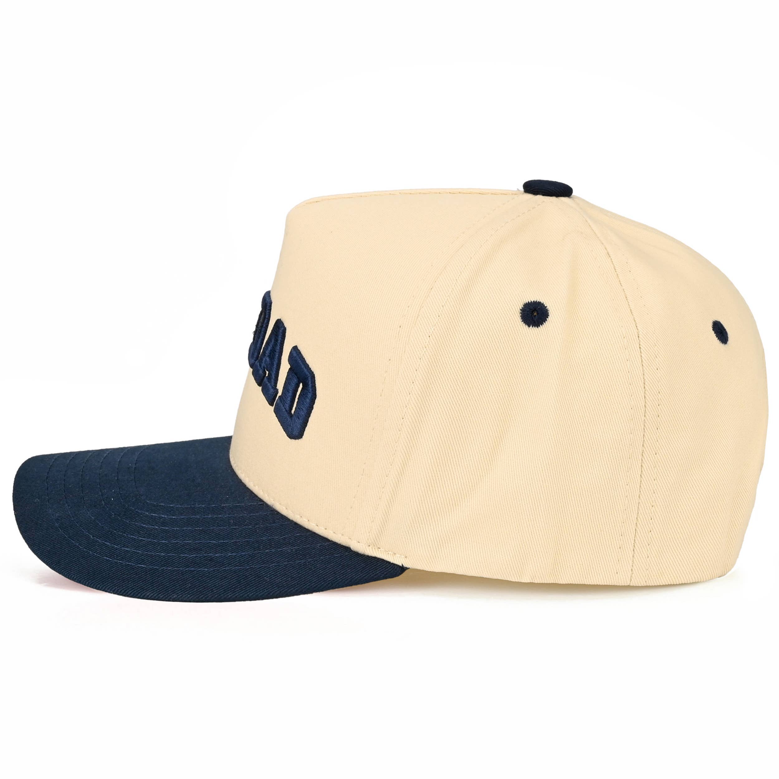 C.C DOG DAD Letter Embroidered on Two Tone Trucker Hat