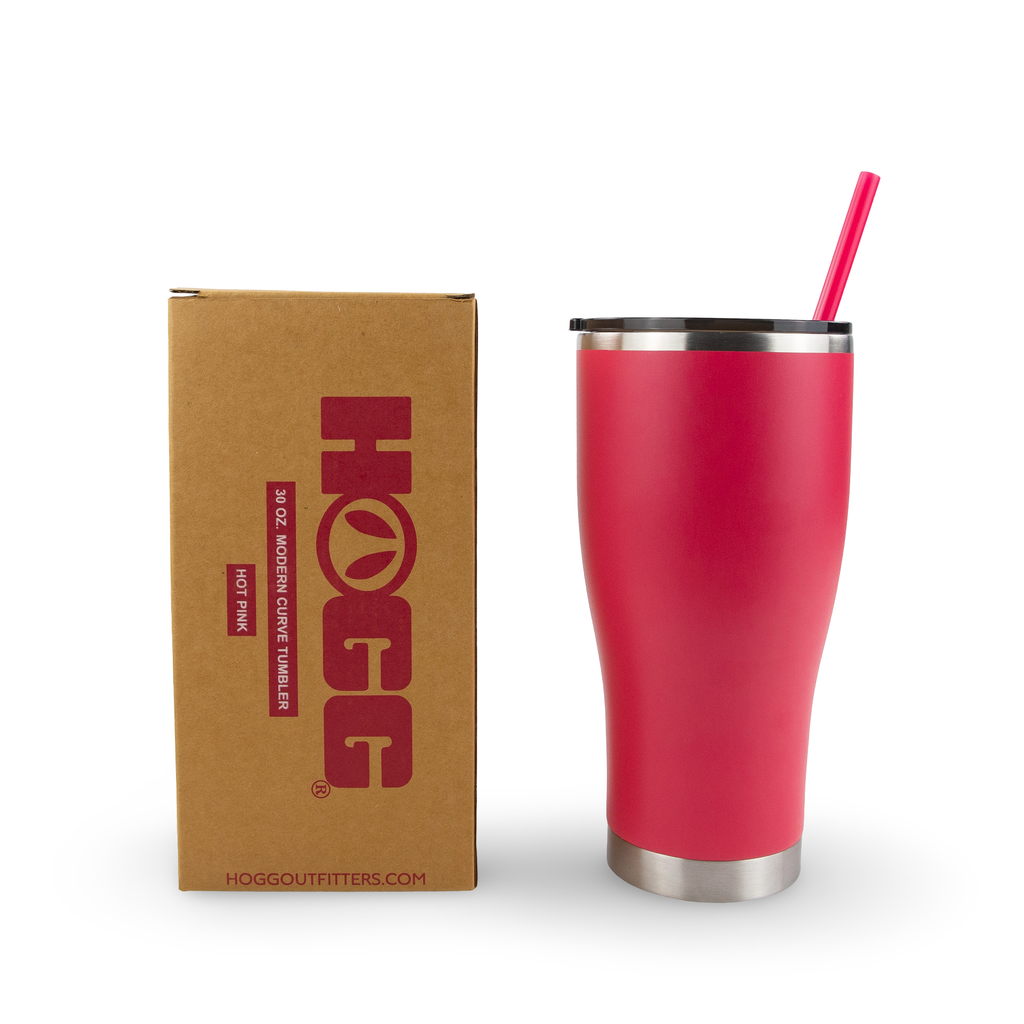 Custom HOGG 30oz POWDER COATED MODERN CURVE TUMBLER