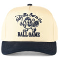 C.C TAKE ME OUT TO THE BALL GAME Letter Cap