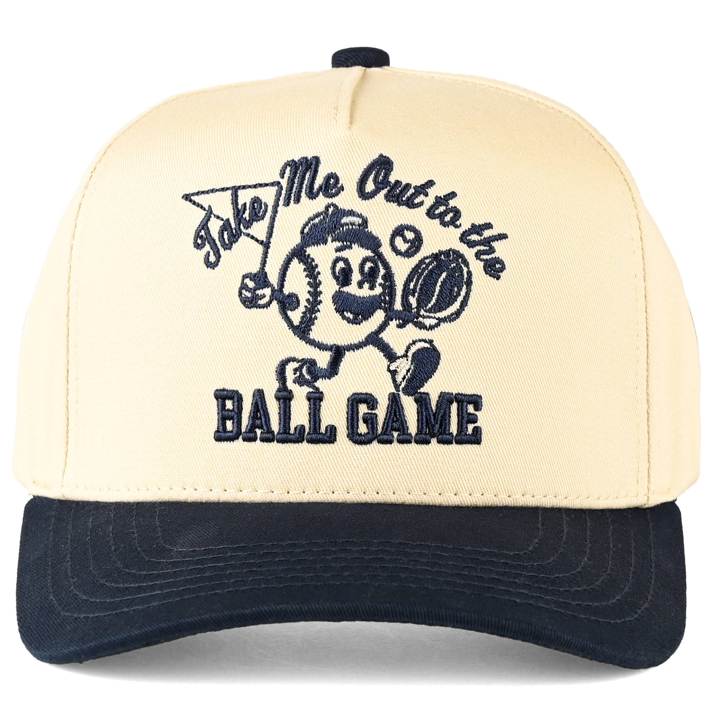 C.C TAKE ME OUT TO THE BALL GAME Letter Cap