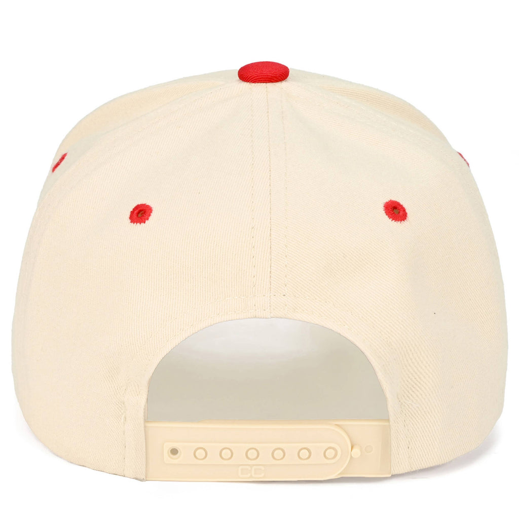 C.C AMERICAN MAMA Letter on Two Tone Trucker Hat