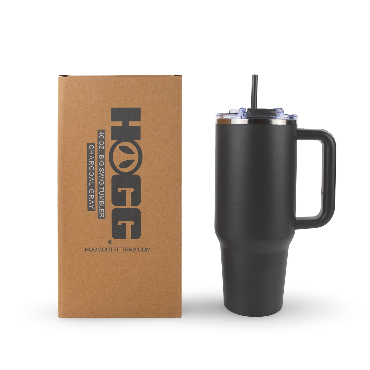 Custom HOGG 40oz POWDER COATED BIG SWIG TUMBLER