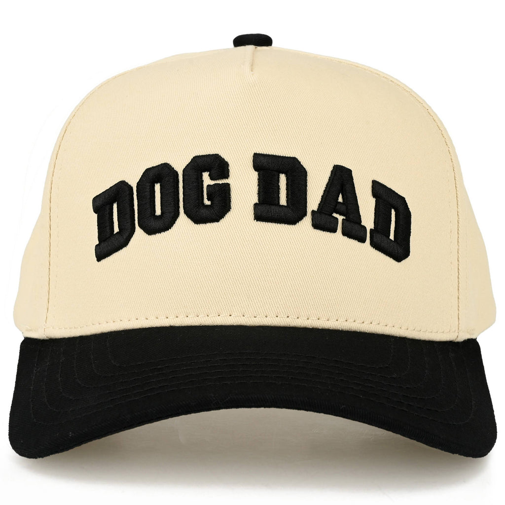 C.C DOG DAD Letter Embroidered on Two Tone Trucker Hat
