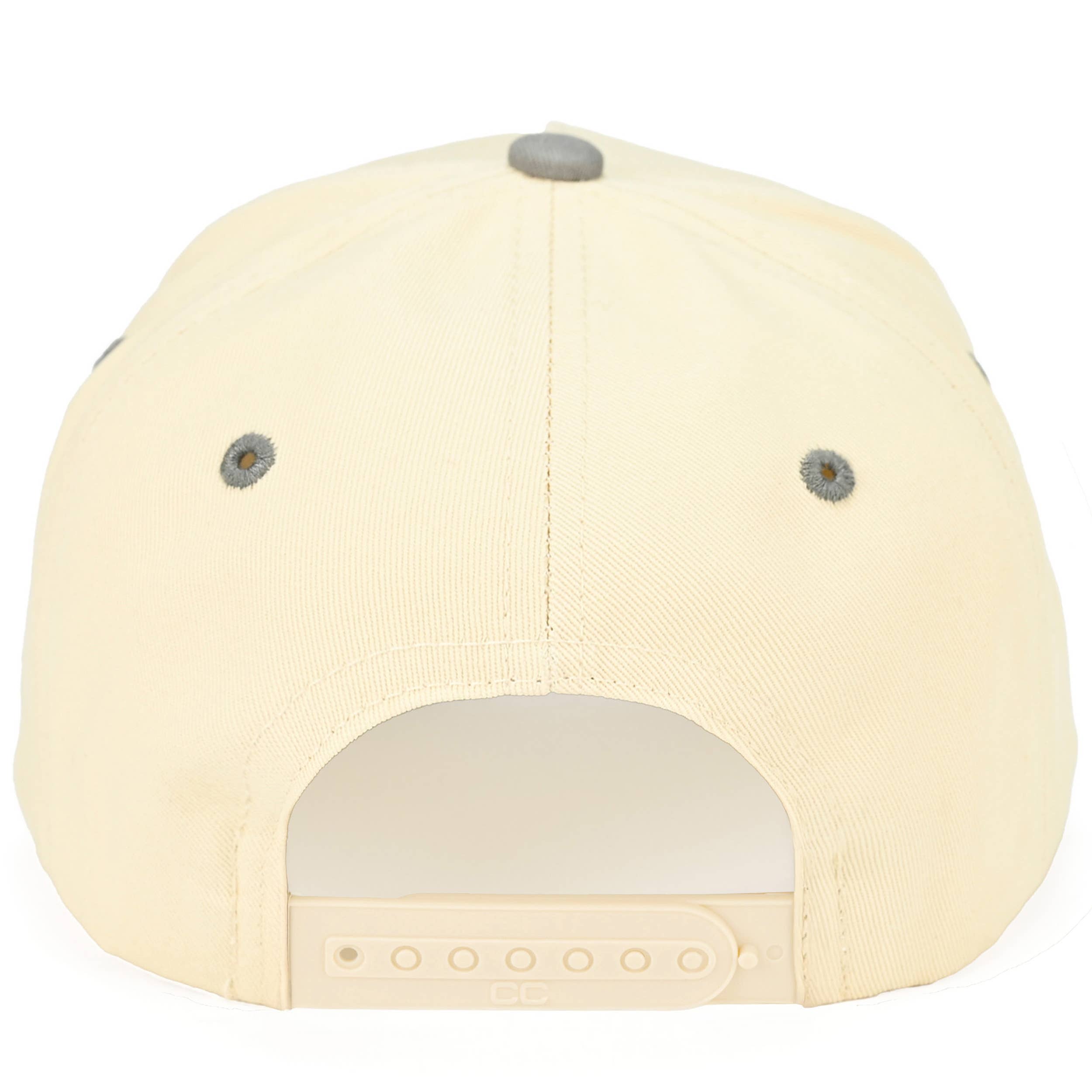 C.C DOG DAD Letter Embroidered on Two Tone Trucker Hat