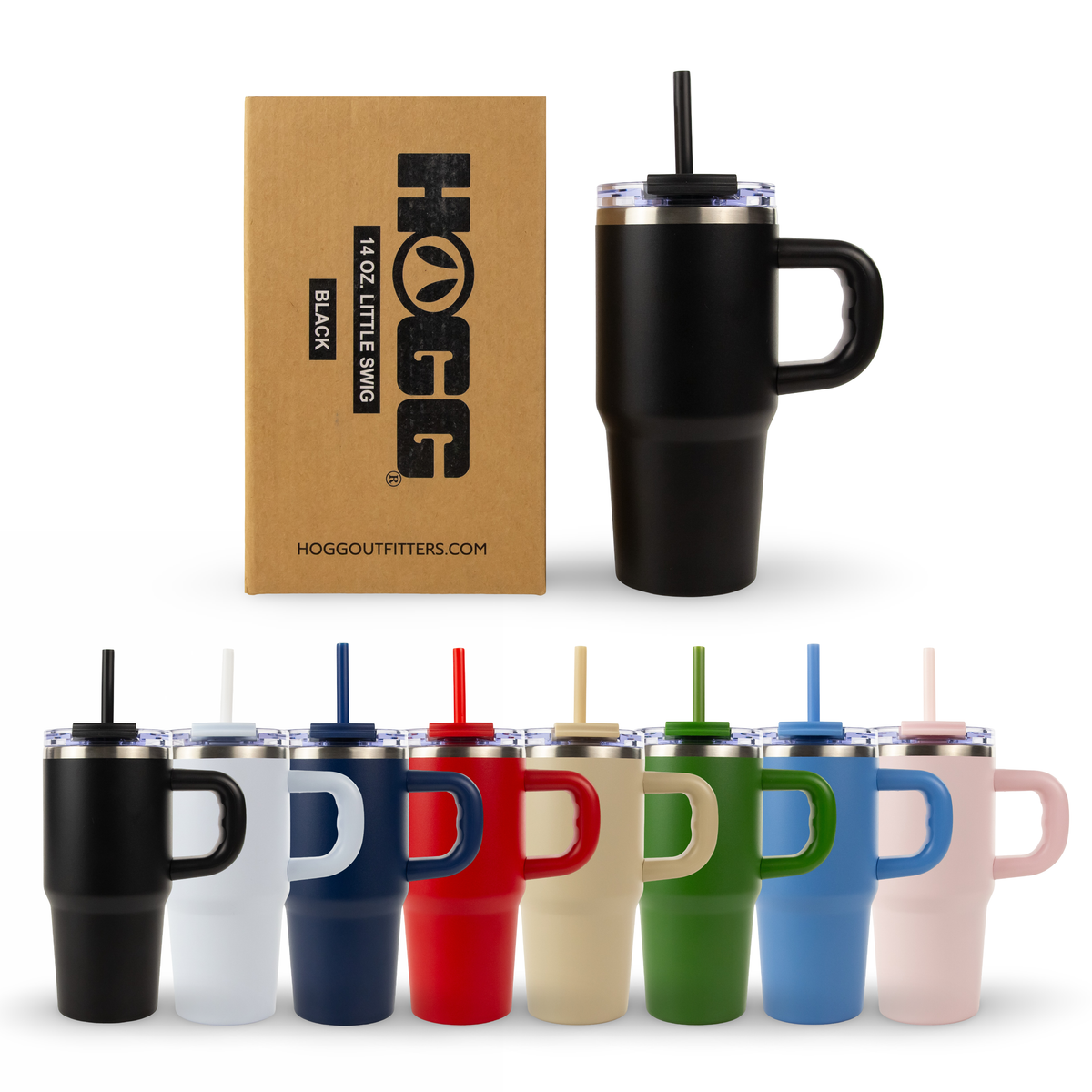 Custom HOGG 14oz POWDER COATED LITTLE SWIG TUMBLER