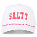 C.C SALTY Letter with Color Rope Trucker Hat