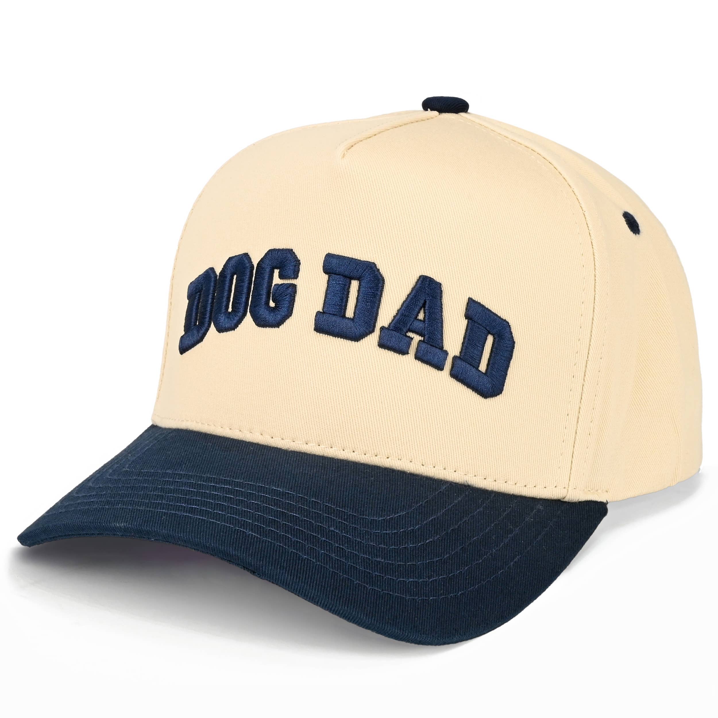 C.C DOG DAD Letter Embroidered on Two Tone Trucker Hat