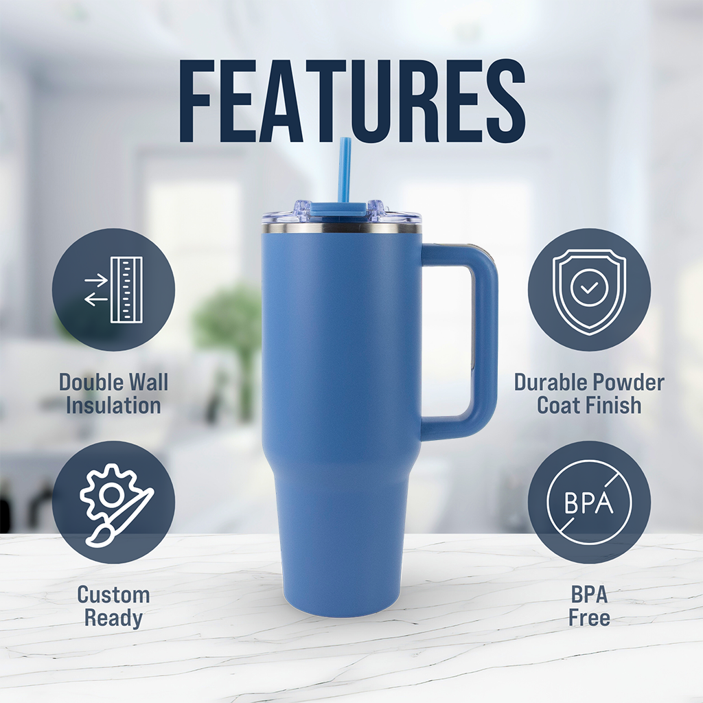 Custom HOGG 30oz POWDER COATED BIG SWIG TUMBLER