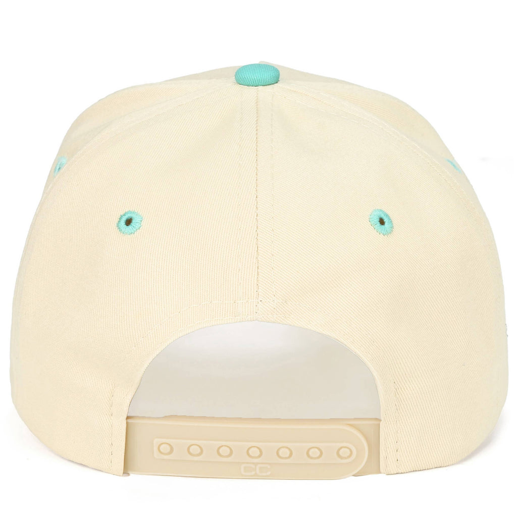 C.C SALTY Letter Embroidered on Two Tone Trucker Hat