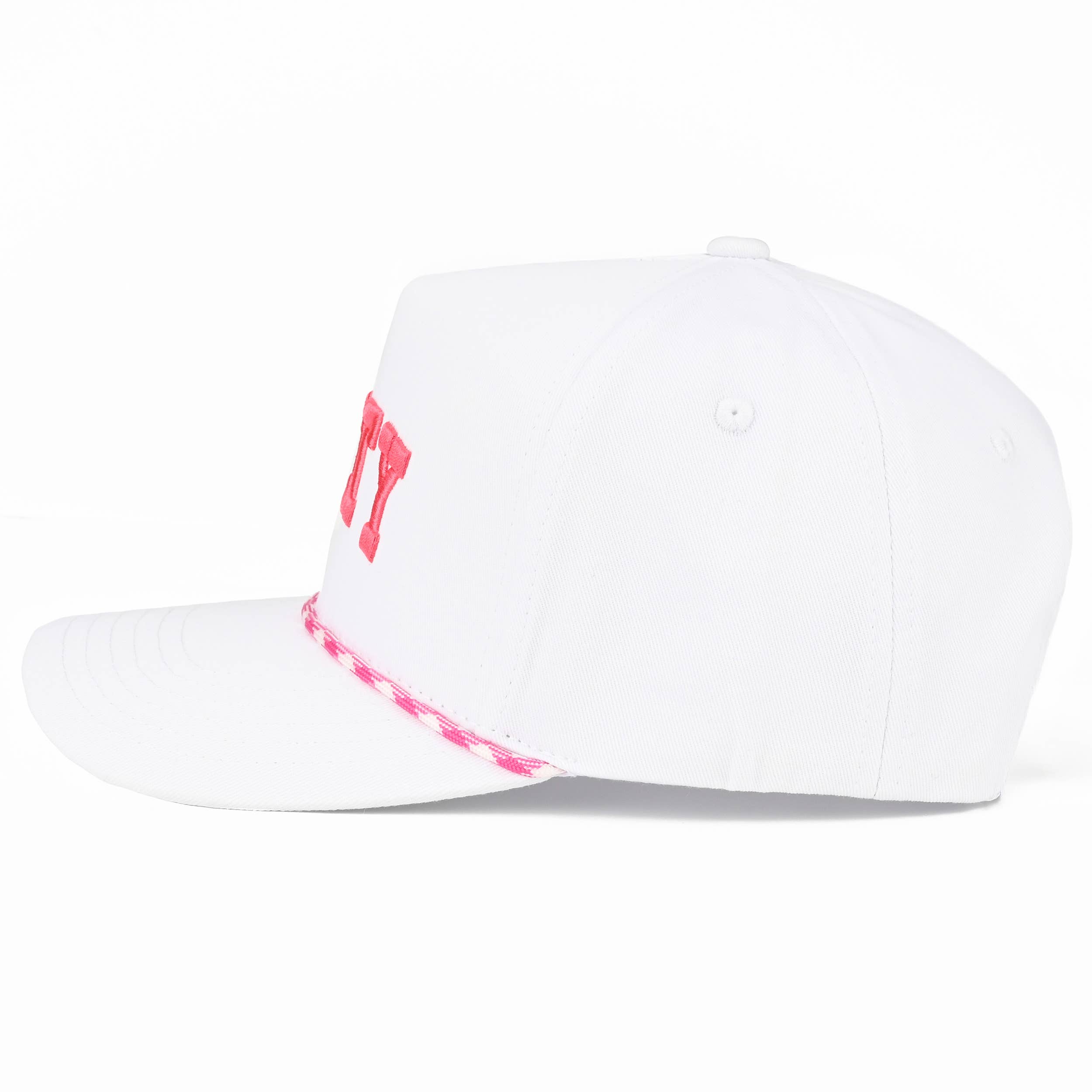C.C SALTY Letter with Color Rope Trucker Hat