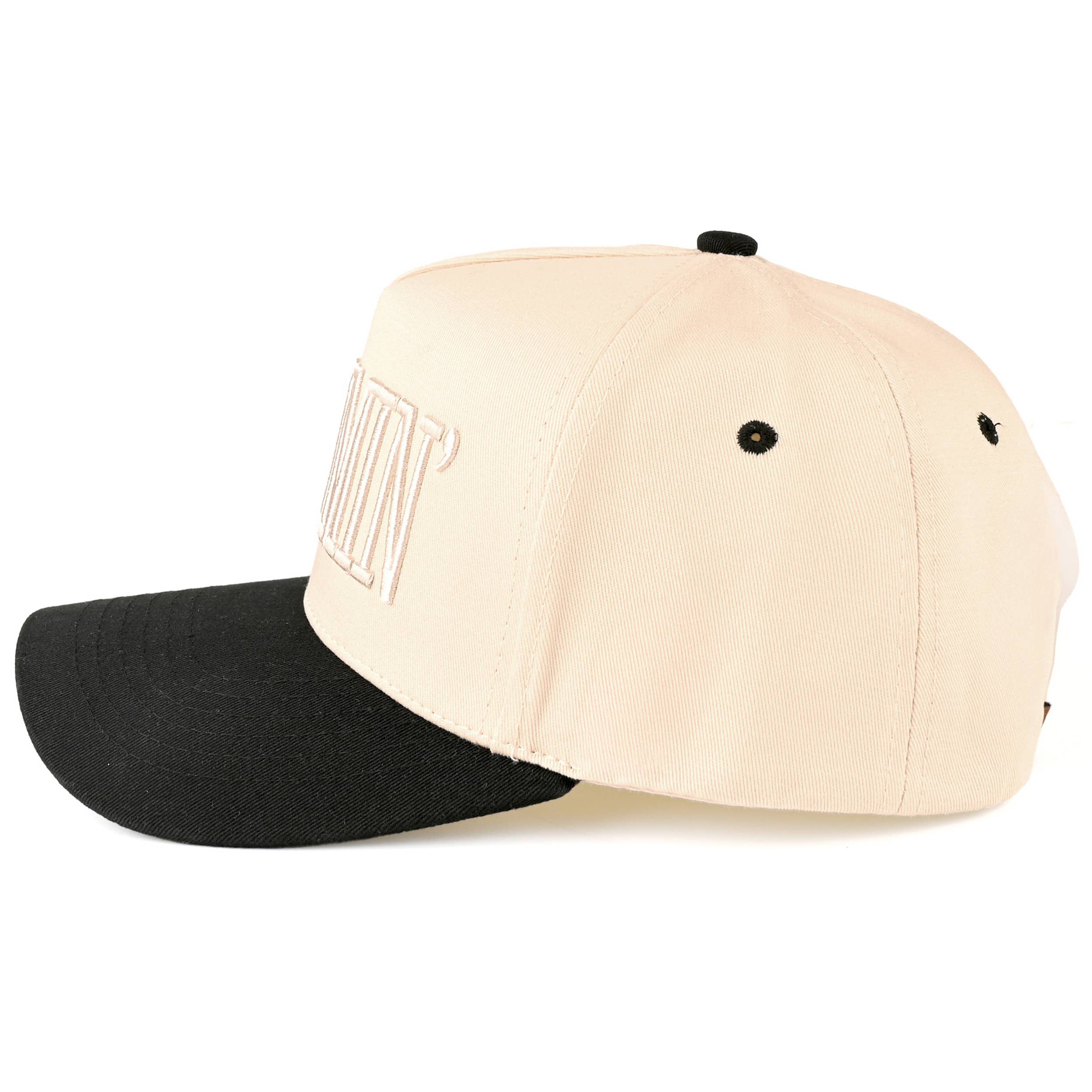 C.C MOMMIN Letter Two Tone Trucker Cap