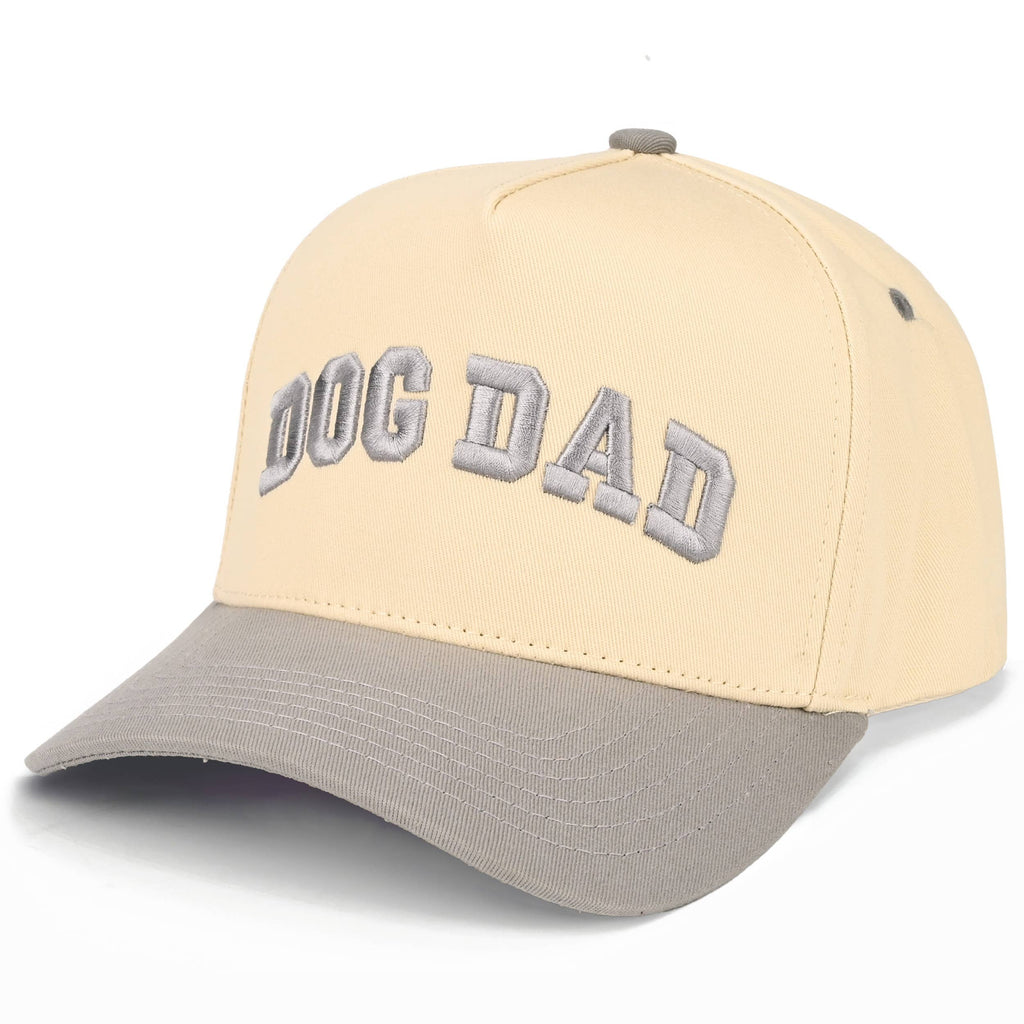 C.C DOG DAD Letter Embroidered on Two Tone Trucker Hat