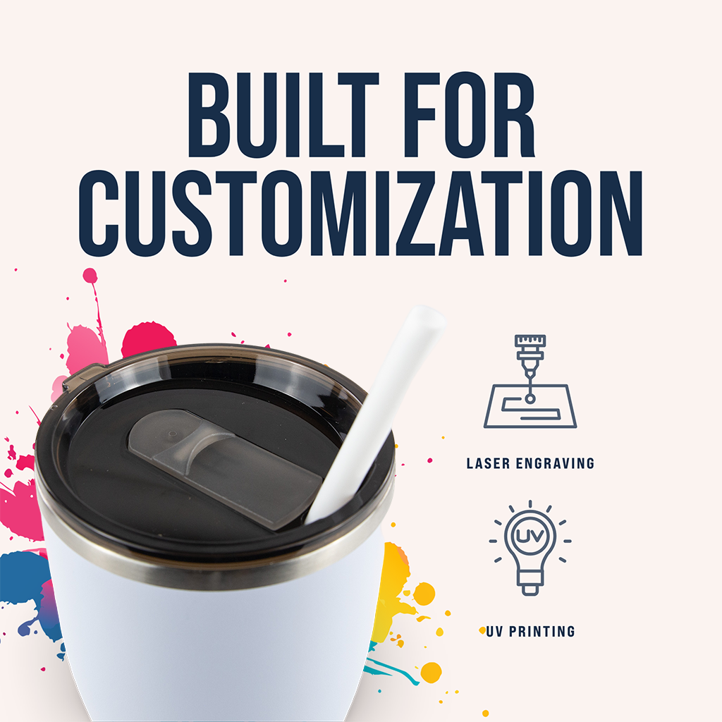 Custom HOGG 30oz POWDER COATED MODERN CURVE TUMBLER