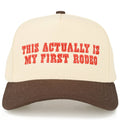 C.C THIS ACTUALLY IS MY FIRST RODEO Letter Trucker Hat
