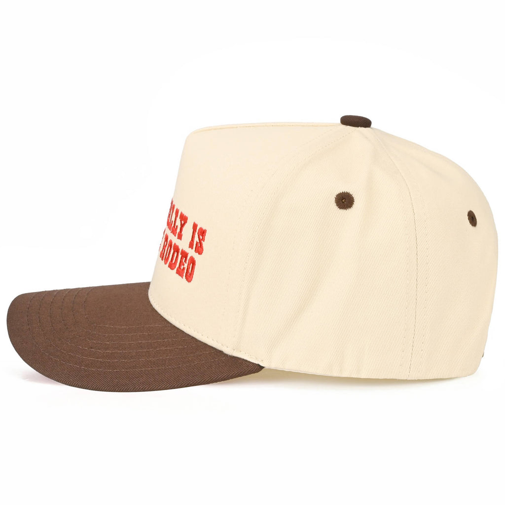 C.C THIS ACTUALLY IS MY FIRST RODEO Letter Trucker Hat