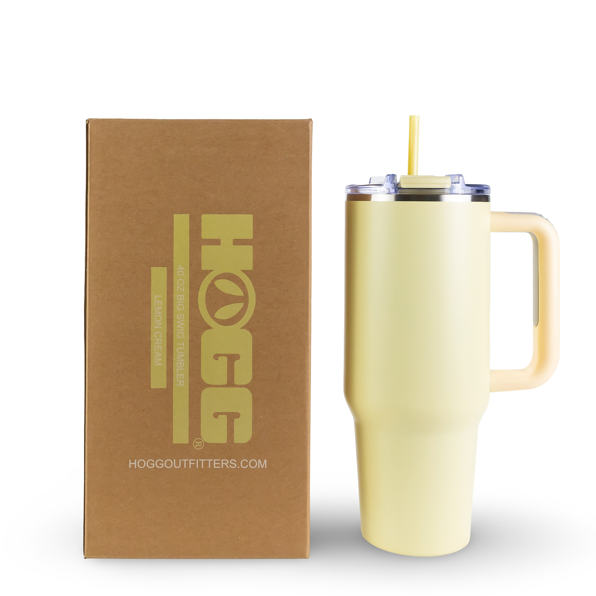Custom HOGG 40oz POWDER COATED BIG SWIG TUMBLER