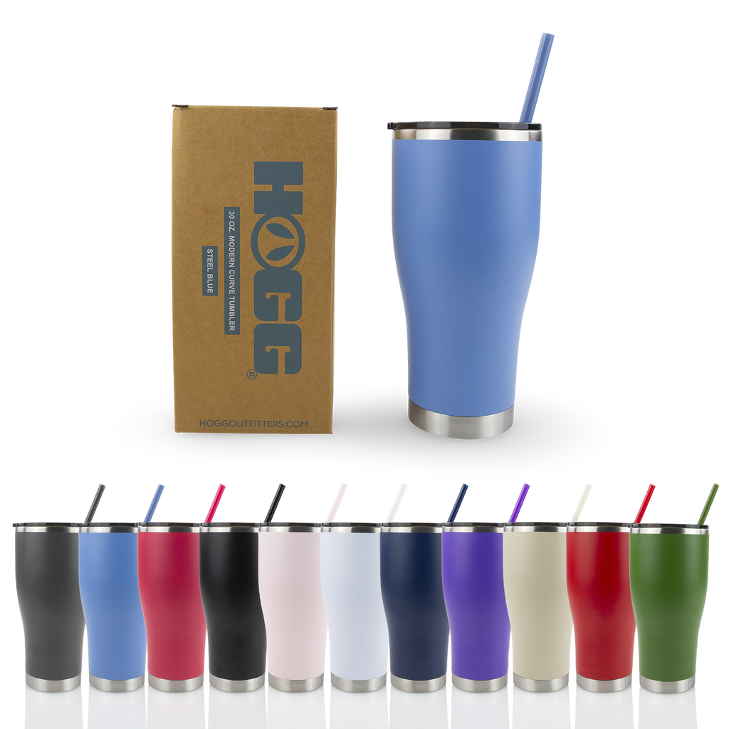 Custom HOGG 30oz POWDER COATED MODERN CURVE TUMBLER
