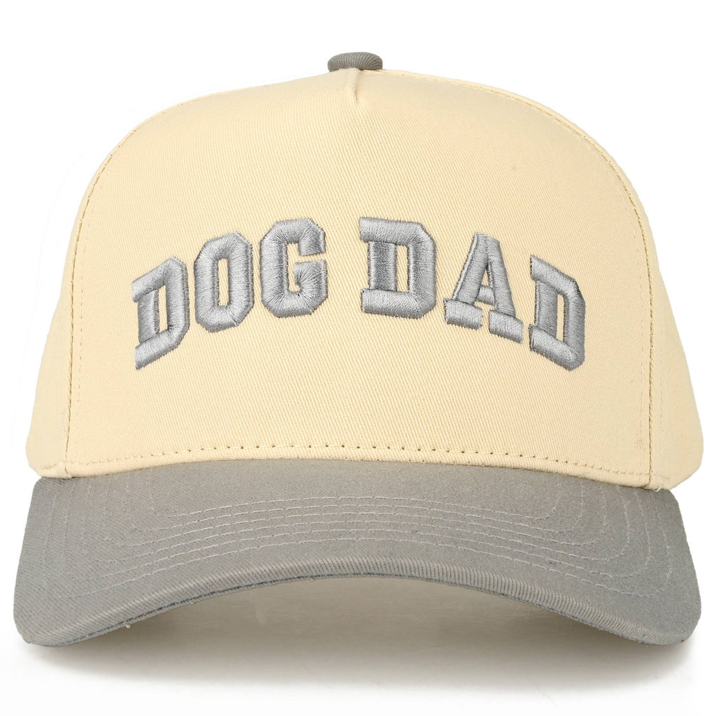 C.C DOG DAD Letter Embroidered on Two Tone Trucker Hat